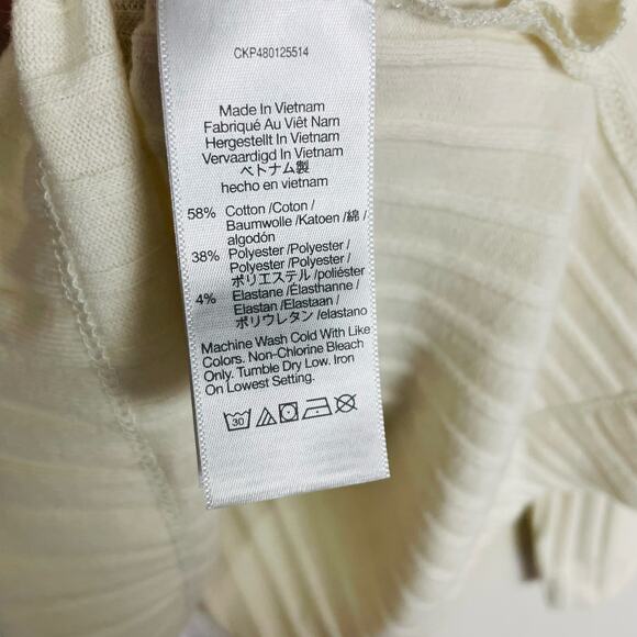 Madewell Relaxed Turtleneck Tee Long Sleeve Trendy Shirt US Women's XXS New - Picture 6 of 6